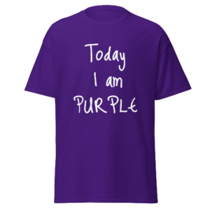 Today I am PURPLE